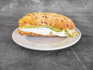 En semilla de calabacín queso tierno 