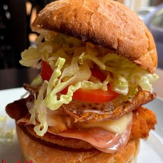 Hamburguesa De Pollo Rebozado