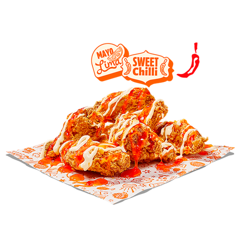 6 Alitas Mayo Lima & Sweet Chili x6