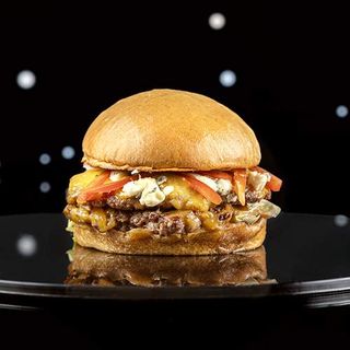 Above And Below Double burger