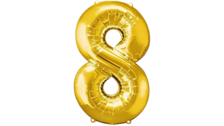 Balon foliowy 92cm złoty 8