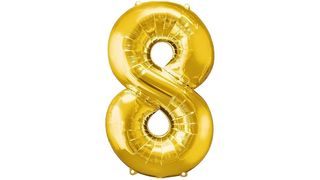 Balon foliowy 92cm złoty 8