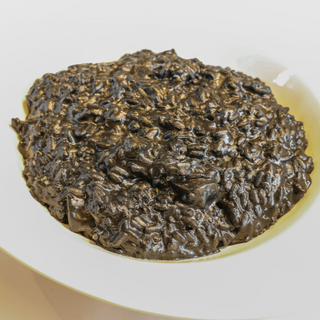 ARROZ NEGRO con calamares y mejillones