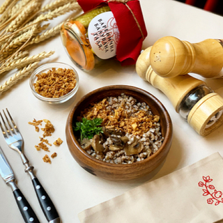 Гречана каша з грибами і цибулею (180г)