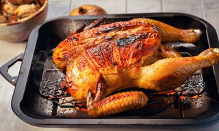 1/2 Pollo Asado Con Pan