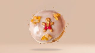 Pączek "Wesołych świąt"