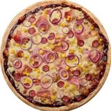 Pizza BBQ Salsiccia 24cm.