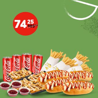 FAN კომბო ფრანკფურტერით 4 ადამიანზე