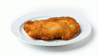 Şniţel pane din piept de curcan