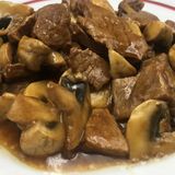 Ternera con champiñón