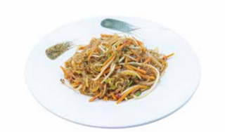 Spaghetti di soia con verdure