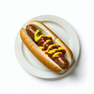 Hot dog semplice con würstel