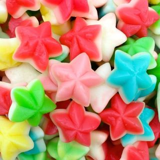 Stelle Arcobaleno gommose lucide  