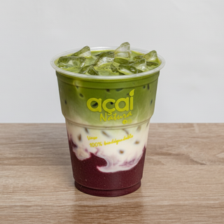 Iced Açaí Matcha Latte 