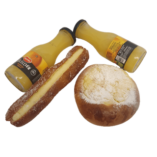 Pack 2 Zumos + 2 Piezas De Bollería