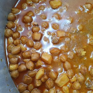 Plato de menudo de choco