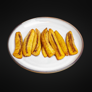 Ración de plátano maduro frito
