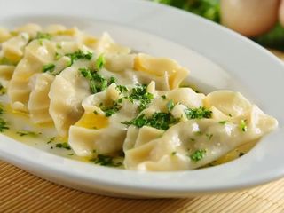 Вареники с картошкой и грибами 