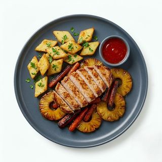 Pan Fried Pork Chop Slices