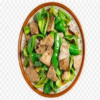Cerdo Con Pimientos Verdes