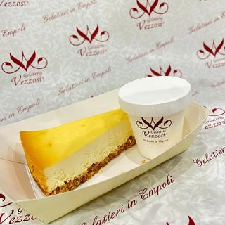 New York Cheesecake con cioccolato al latte (monoporzione)