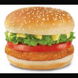 HAMBURGUESA DE POLLO EMPANADO