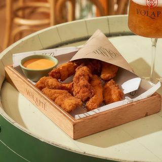 Alegrías De Pollo Marinadas Y Rebozadas