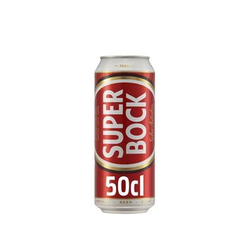 Cerveja Com Álcool Super Bock Lata 50 cl