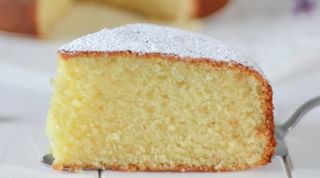 Ciambellone bianco, porzione