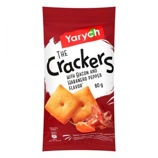 KRAKERSY O SMAKU BEKONU I PIEPRZU HABANERO «YARYCH» 80 g