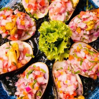 Mejillones a la Chalaca