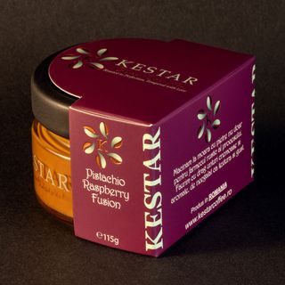 Crema tartinabila de fistic cu zmeura liofilizata