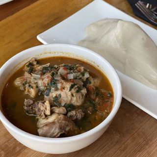 Agidi and Goat Pepper Soup