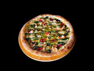 Піца з креветками (450g)