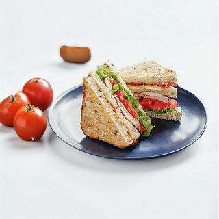 Beef, Lettuce, Onion & Tomato Sandwich