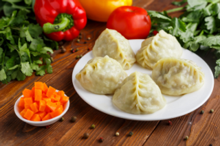 Манты с тыквой (1 шт.)