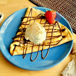 Crep con Chocolate y Helado 