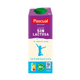 Leche sin lactosa semidesnata 1L