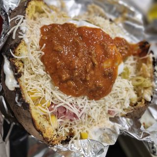 Patata asada Boloñesa