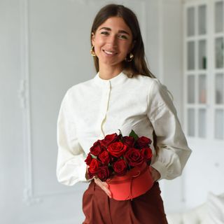 Троянди в коробці Lady in red