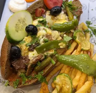 Sandwich Pain Céréales Chawarma
