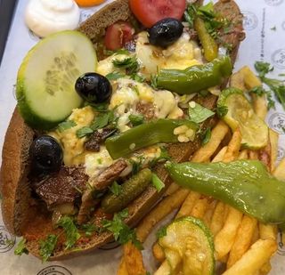 Sandwich Pain Céréales Chawarma