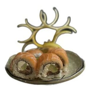 132.Uramaki De Salmón Y Aguacate Con Philadelphia (4 Uds.)
