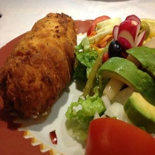 Pechuga relleña alla villeroi