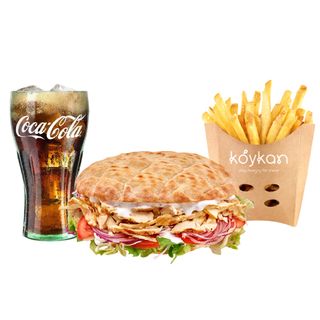 Barbecued Chicken Gyros flatbread Menu