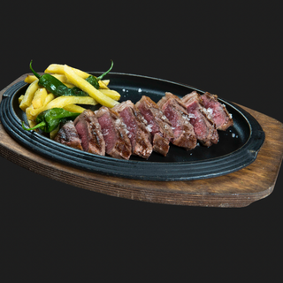 Entrecote Lomo Bajo y patatas fritas