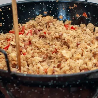 Migas extremeñas  con jamon