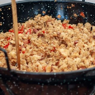 Migas extremeñas  con jamon