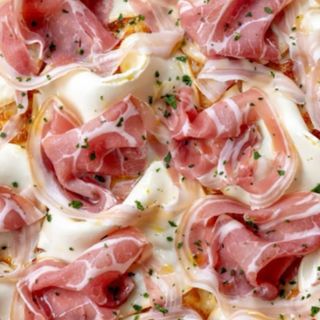 1/4 Teglia pancetta e provola
