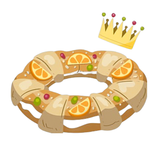 Roscón de reyes artesanal